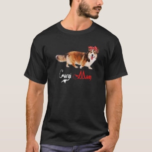 コーギー ママ 犬 ママ 子犬 Tシャツ