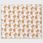 コーギー ラッピングペーパー (フラット)