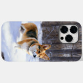 コーギー レット・イット・スノー クリスマス Case-Mate iPhoneケース (裏面 (横))