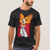 コーギー ヴァンパイア かわいい ヴァンパイア ハロウィン Tシャツ (正面)