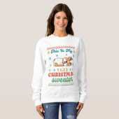 コーギー 俺のダサいクリスマスセーター スウェットシャツ (正面フル)