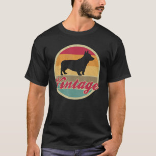コーギー 犬 レトロ 70年代 80年代スタイル メンズ レディース ペ Tシャツ
