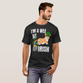 コーギー 聖パトリックの日 私はちょっとアイルランド人 Tシャツ (正面フル)