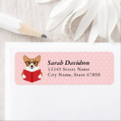 コーギー 返送先ラベル ラベル (インサイチュ)