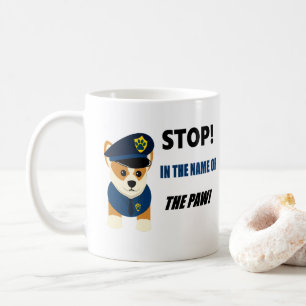 コーギーK9の単位のかわいい警察は襲います コーヒーマグカップ