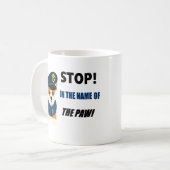 コーギーK9の単位のかわいい警察は襲います コーヒーマグカップ (正面左)