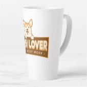 コーギーLOVER カフェラテマグ (右アングル)