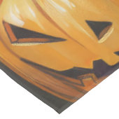コーギ不気味ドグハロウィーンウィッチカボチャ テーブルクロス (アングル)