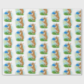 コーギ岬 ラッピングペーパー (フラット)