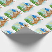コーギ岬 ラッピングペーパー (角)