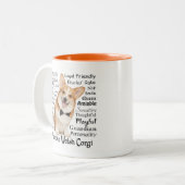 コーギ形質マグ ツートーンマグカップ (正面左)
