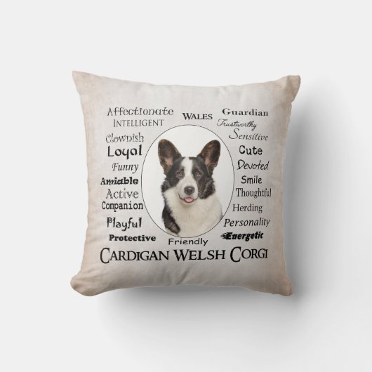 コーギ形質 クッション (正面)