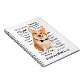 コーギ形質 ノートブック (右側)