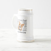 コーギ形質 ビールジョッキ (正面左)