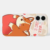 コーギ心地よいゾーンホームズザウマイドッグ Case-Mate iPhoneケース (裏面 (横))