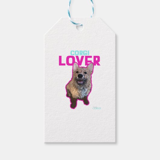コーギ愛好家 ギフトタグ (正面)