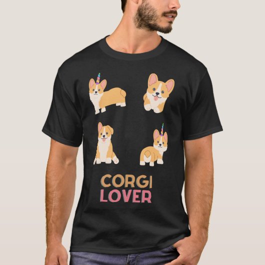 コーギ愛好家 Tシャツ (正面)