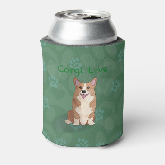 コーギ愛 缶クーラー (缶裏面)