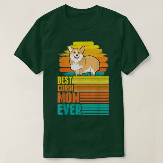 コーギ最高のマ・エバー Tシャツ (デザイン正面)