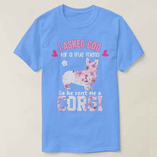 コーギ犬の恋人クリスマスギフトかわいい犬ペットオーナー Tシャツ (デザイン正面)