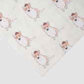 コーギ王室のティッシュペーパー 薄葉紙 (詳細)