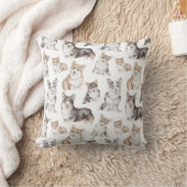 コーギ王室のデザイン枕 クッション (ブランケット)