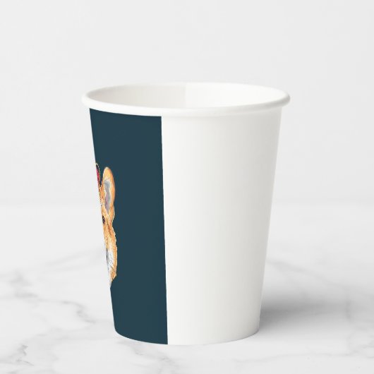 コーギ王室のー 紙コップ (左)