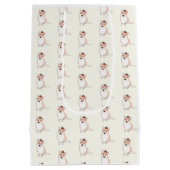 コーギ王室の抱き枕 ミディアムペーパーバッグ (裏面)