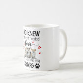 コーギ神は私のハートを知っていた愛コーギ愛好家 コーヒーマグカップ (正面右)