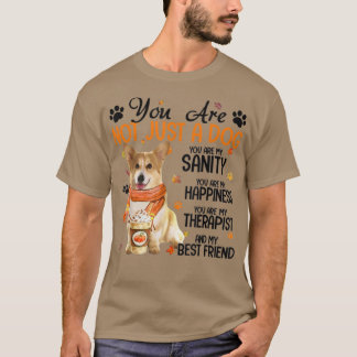 コーギ秋お前は犬じゃない俺のサニットだ Tシャツ