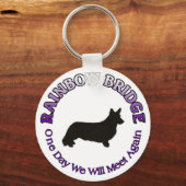 コーギ虹橋キーチェーン キーホルダー (正面)