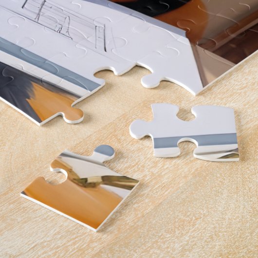 コーギ魅力的建築家の犬の恋人 ジグソーパズル (側面)