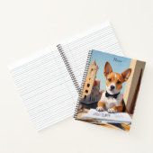 コーギ魅力的建築家の犬の恋人 ノートブック (内部)