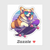 コーギ80のスケーター シール (シート)