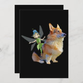 コーギ&フェアリー – ペおもしろいンブロークウェルシュコーギー シーズンカード (正面/裏面)