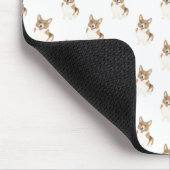 コーギ（赤） マウスパッド (コーナー)