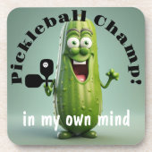 コークおもしろいバック付きピックボールコースター – 6セット コースター (正面)