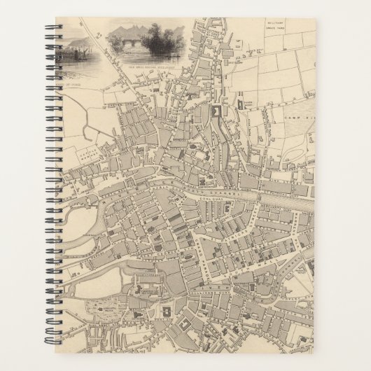 コークの地図（アイルランド） プランナー手帳 (正面)