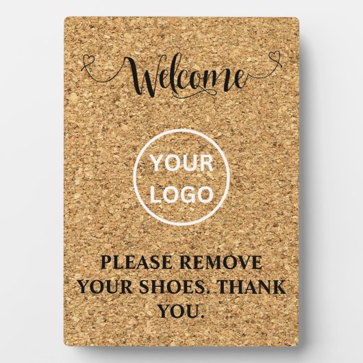 コークエレガントウェルカムホーム靴を取り外して フォトプラーク (正面)