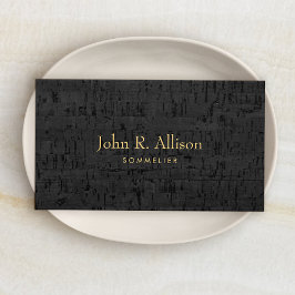 コークカッコいいソムリエワイン専門家 名刺