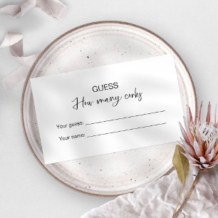 コークスの数をブライダルする エンクロージャーカード