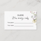 コークスの数をブライダルする エンクロージャーカード (正面)