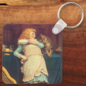 コークスイングイーズアスティングチャールズバートン理容師 キーホルダー (裏面)