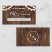 コークスウェスタンブライダルシャワーゲームカードの数 プレイスカード (正面/裏面)