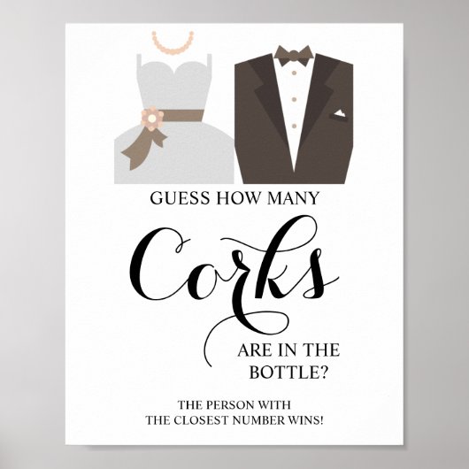 コークスブライダルシャワーのゲームの数 ポスター (正面)