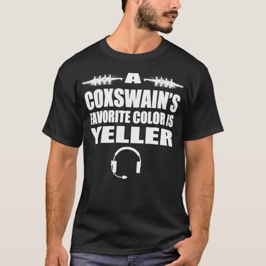 コークスワイン漕ぎチームRower Scullを呼び出す8 Cox Tシャツ (正面)