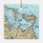 コークレスハーバークリ航海のスマス セラミックオーナメント (裏面)