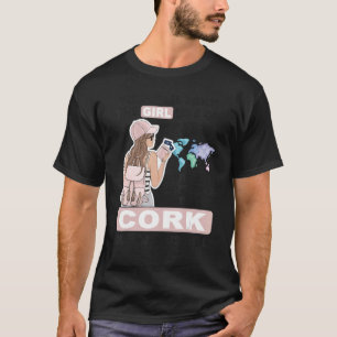 コーク誇りを持ったシティーカッコいいからコルクガールガール Tシャツ