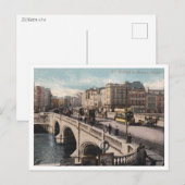 コーク・アイルランド、セントパトリック橋c1904ヴィンテージ ポストカード (正面/裏面)