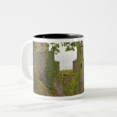 コーク、アイルランド。悪名高いブラーニー城2 ツートーンマグカップ (正面左)